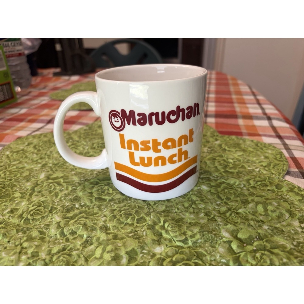 MAD Engine Maruchan "Send Noods" Instant Lunch Ceramic Coffee Mug Soup Cup Big